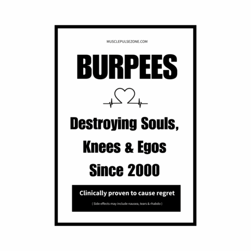 burpees plakaten